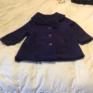 Girls fleece dress coat
